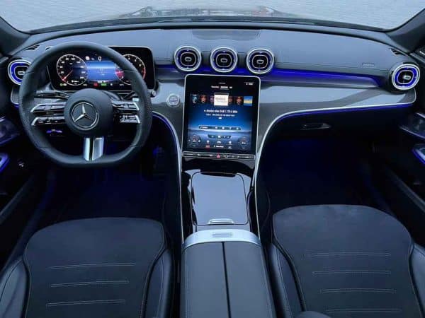 Mercedes C200 2022 Black - Image 6