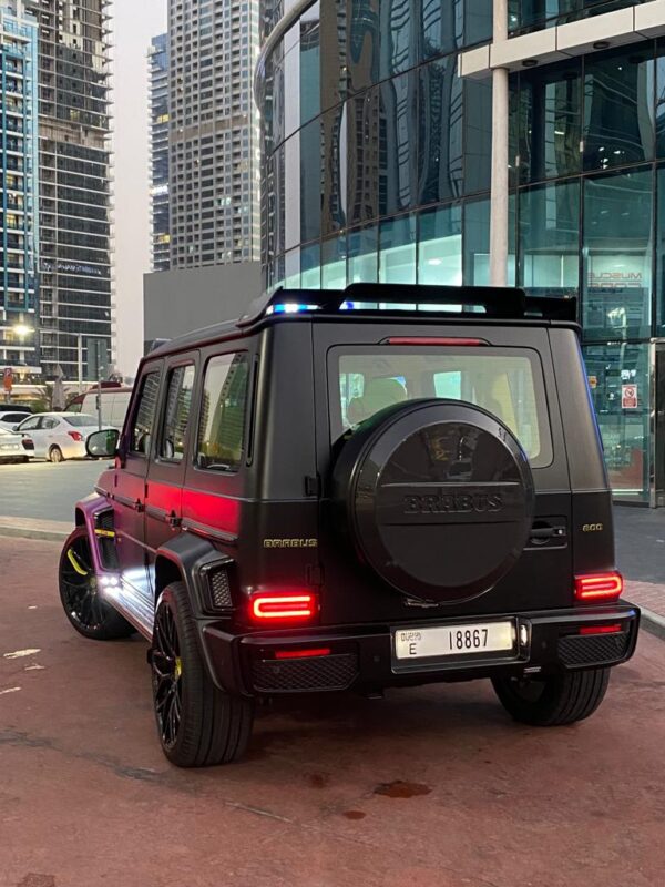 Rent Mercedes G63 Brabus (Black & Purple) 2023 - Image 3