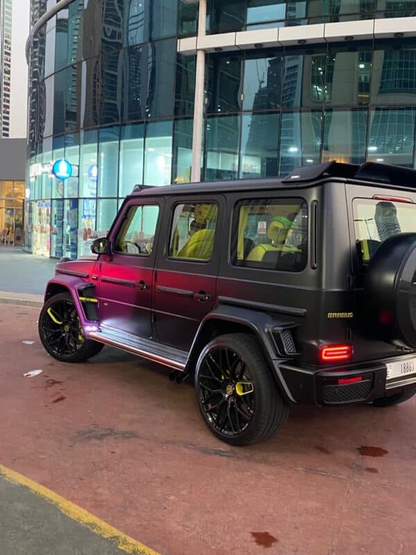Rent Mercedes G63 Brabus (Black & Purple) 2023 - Image 6