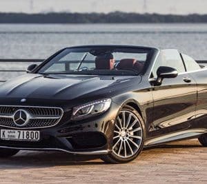 Mercedes S500 Convertible (Black)