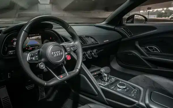 Rent Audi R8 V10 Spyder (Black), 2021 in Dubai - Image 3
