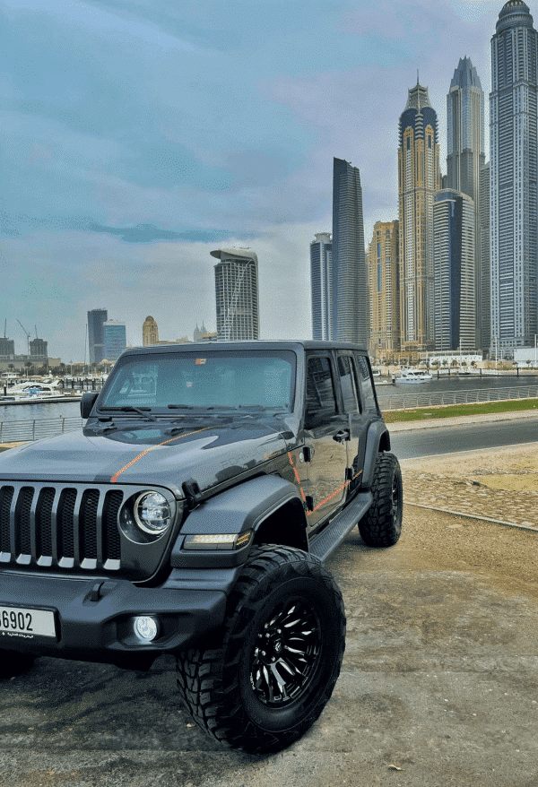 Rent Jeep Wrangler (Black), 2021 in Dubai - Image 3