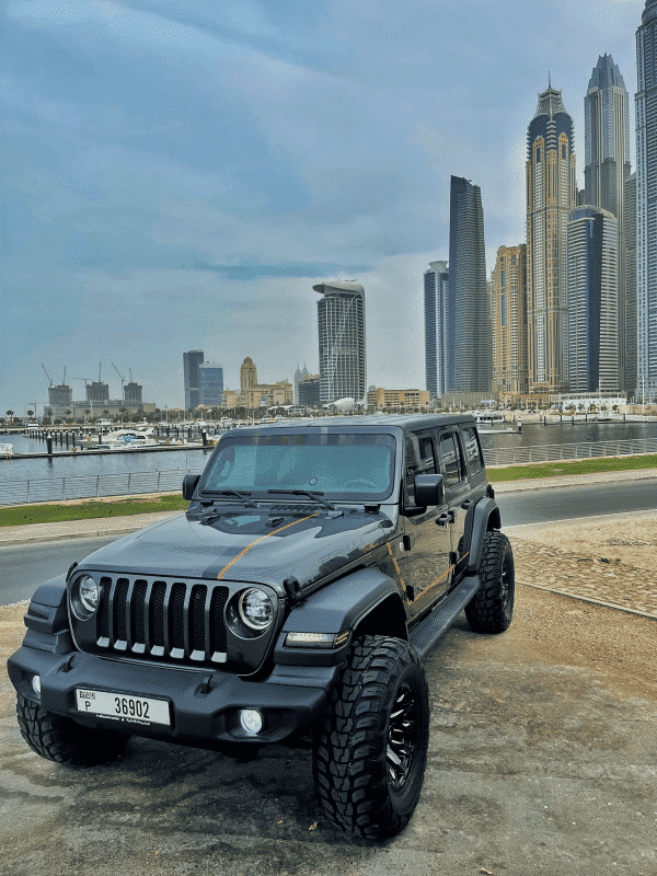 Rent Jeep Wrangler (Black), 2021 in Dubai - Image 5