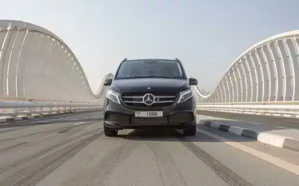 Rent Mercedes V250 (Black), 2023 in Dubai - Image 2