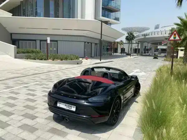Rent Porsche Boxster 718 (Black), 2022 in Dubai - Image 5