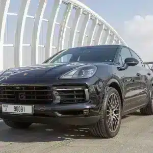Rent Porsche Cayenne coupe (Black), 2022 in Dubai
