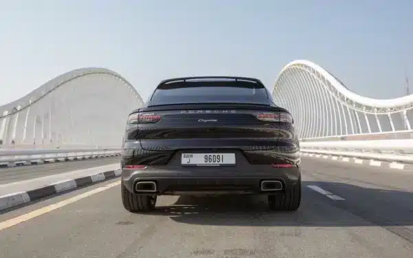 Rent Porsche Cayenne coupe (Black), 2022 in Dubai - Image 2