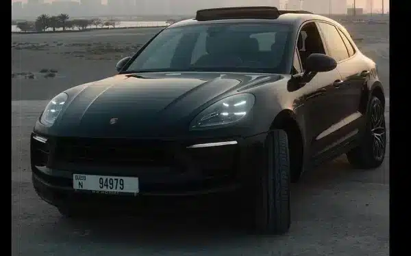 Rent Porsche Macan Platinum (Black), 2022 in Dubai
