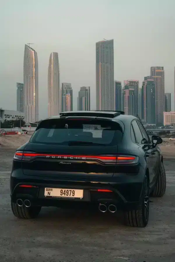 Rent Porsche Macan Platinum (Black), 2022 in Dubai - Image 4