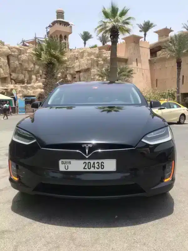 Rent Tesla Model X (Black), 2017 in Dubai - Image 3