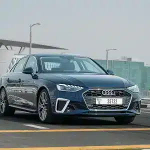 Rent Audi A4 (Blue), 2022 in Dubai