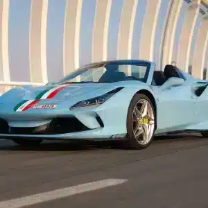 Rent Ferrari F8 (Blue), 2023 in Dubai
