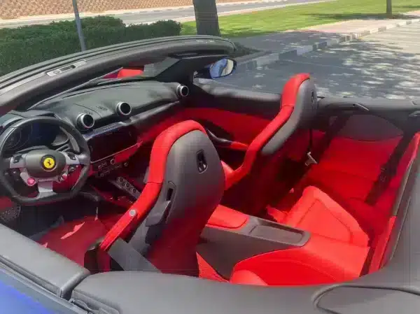 Rent Ferrari Portofino Rosso (Blue), 2020 in Dubai - Image 3