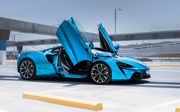 Rent McLaren Artura (Blue), 2023 in Dubai