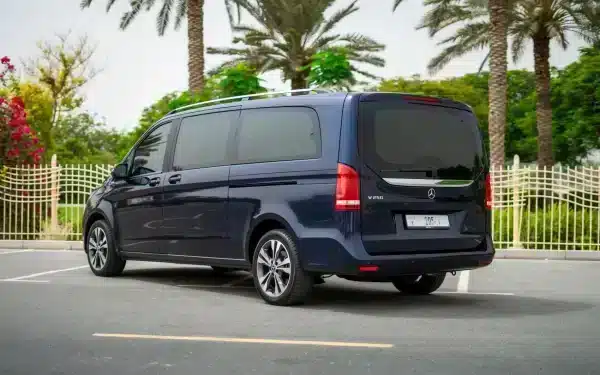 Rent Mercedes V250 (Blue), 2019 in Dubai - Image 8