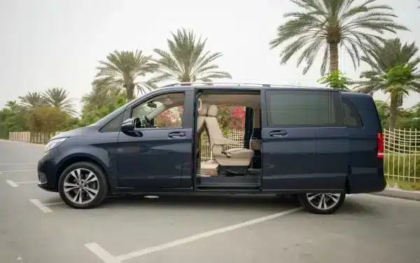 Rent Mercedes V250 (Blue), 2019 in Dubai - Image 7