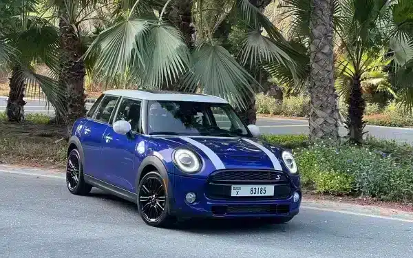 Rent Mini Cooper (Blue), 2019 in Dubai - Image 2