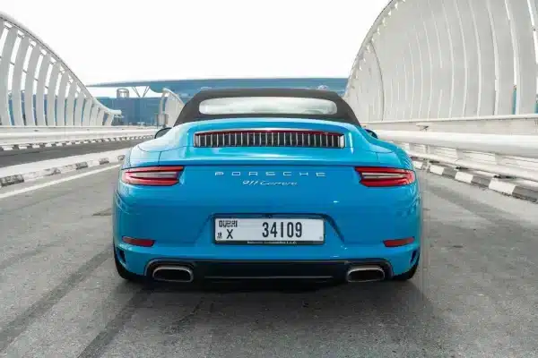 Rent Porsche 911 Carrera cabrio (Blue), 2018 in Dubai - Image 8