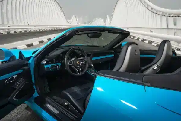 Rent Porsche 911 Carrera cabrio (Blue), 2018 in Dubai - Image 5