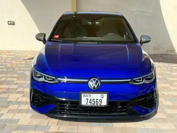 Rent Volkswagen Golf R (Dark Blue), 2023 in Dubai - Image 3