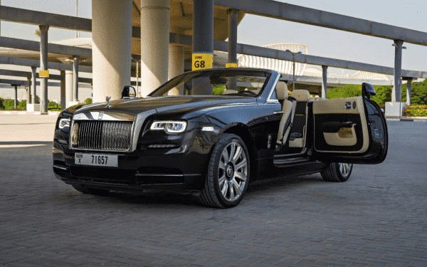 Rent Rolls Royce Dawn (Dark Brown), 2018 in Dubai - Image 2