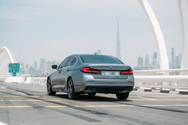 Rent BMW 520i (Dark Grey), 2021 in Dubai - Image 5