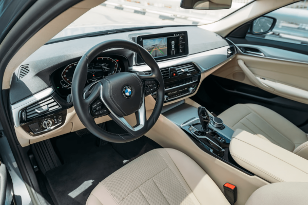 Rent BMW 520i (Dark Grey), 2021 in Dubai - Image 8