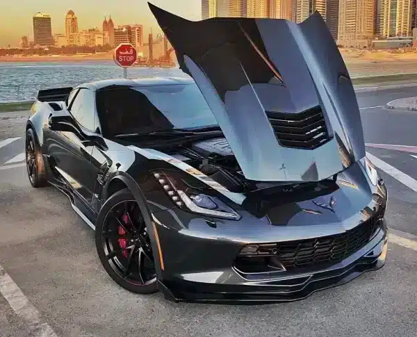 Rent Corvette Grandsport (Dark Grey), 2019 in Dubai