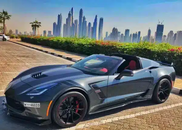 Rent Corvette Grandsport (Dark Grey), 2019 in Dubai - Image 2