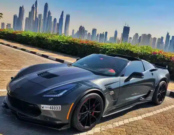 Rent Corvette Grandsport (Dark Grey), 2019 in Dubai - Image 3