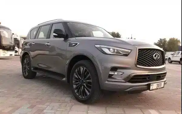 Rent Infiniti QX Series (Dark Grey), 2021 in Dubai