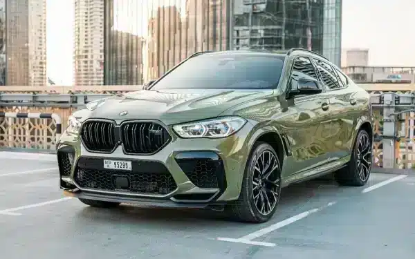Rent BMW X6 (Green), 2022 in Dubai