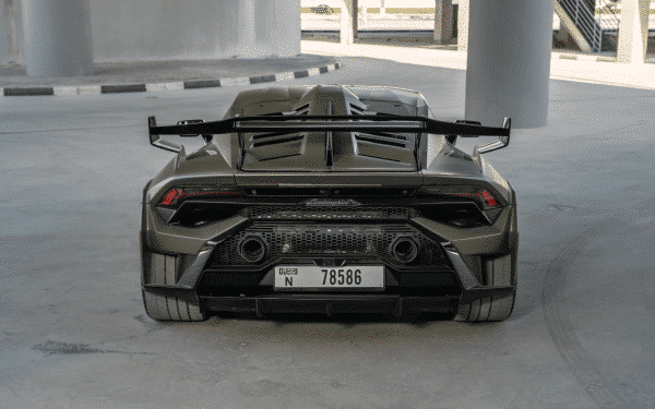 Rent Lamborghini Huracan STO (Green), 2023 in Dubai - Image 4