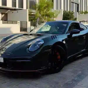 Rent Porsche 911 Carrera Turbo S Top Car (Green), 2021 in Dubai