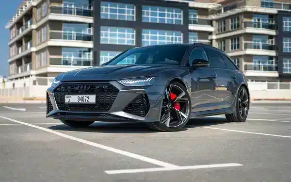 Rent Audi RS6 (Grey), 2022 in Dubai