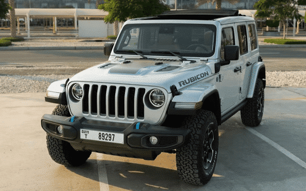 Rent Jeep Wrangler (Silver), 2022 in Dubai