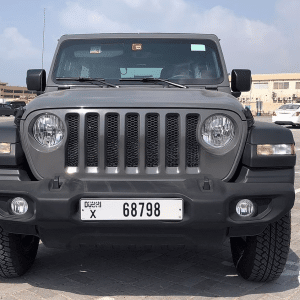 Rent Jeep Wrangler (Grey), 2021 in Dubai