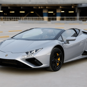 Rent Lamborghini Huracan Evo Spyder (Grey), 2023 in Dubai