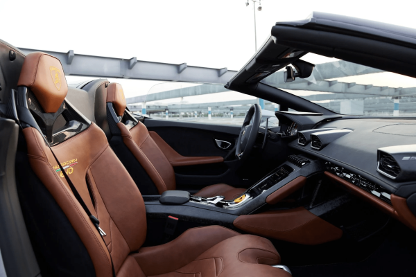 Rent Lamborghini Huracan Evo Spyder (Grey), 2023 in Dubai - Image 5