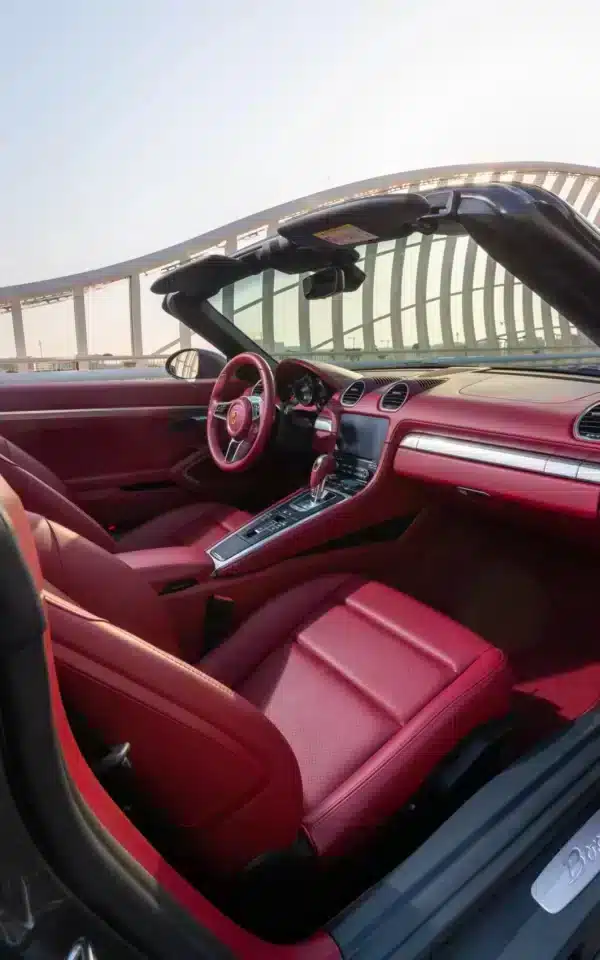 Rent Porsche Boxster (Grey), 2020 in Dubai - Image 3