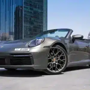 Rent Porsche 911 Carrera Cabrio (Grey), 2021 in Dubai