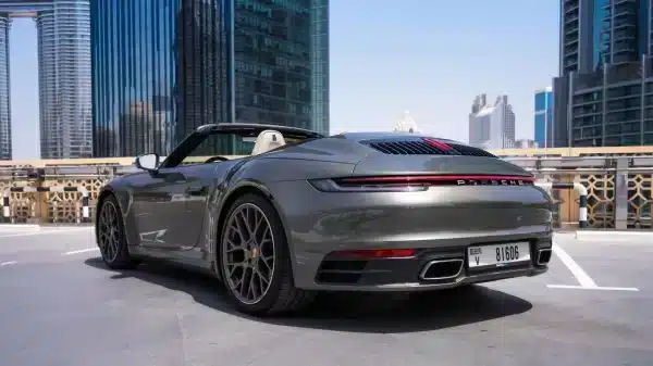 Rent Porsche 911 Carrera Cabrio (Grey), 2021 in Dubai - Image 7