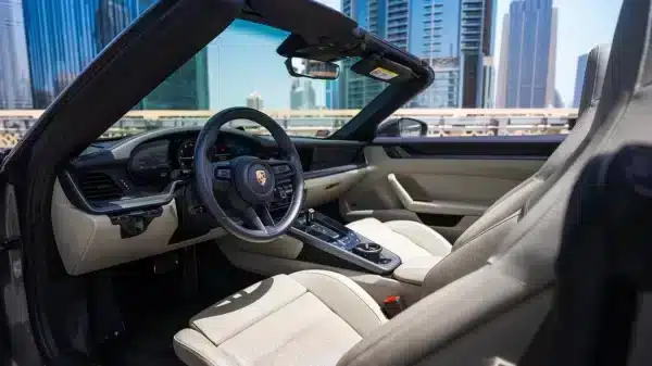Rent Porsche 911 Carrera Cabrio (Grey), 2021 in Dubai - Image 5