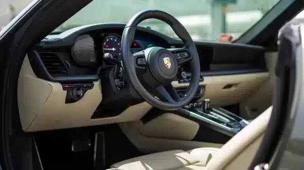 Rent Porsche 911 Carrera Cabrio (Grey), 2021 in Dubai - Image 3