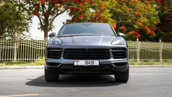 Rent Porsche Cayenne coupe (Grey), 2022 in Dubai - Image 2