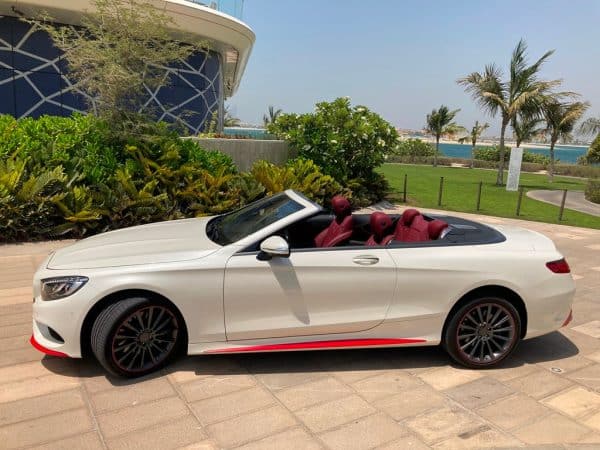 Mercedes S500 Convertible (White) - Image 2