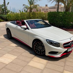 Mercedes S500 Convertible (White)