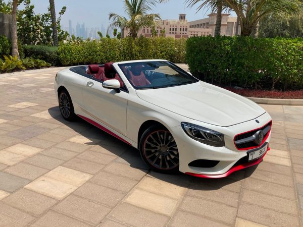 Mercedes S500 Convertible (White)