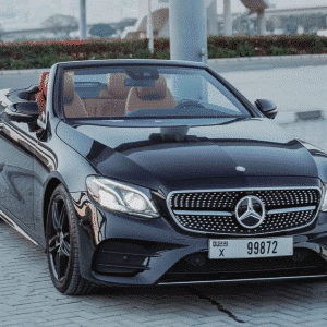 Mercedes E450 Convertible Black