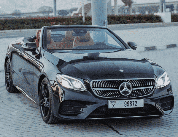 Mercedes E450 Convertible Black